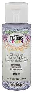 Testors 297520 Craft Paint, Glitter, Lavender Mist, 2 oz, Bottle