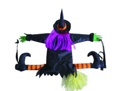 Gemmy 2 ft. Crashing Witch Hanging Decor