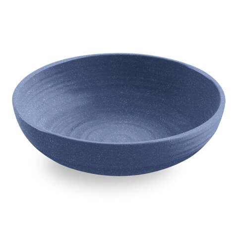 TarHong Blue Bamboo/Fiber Artisan Low Bowl 8 in. D 1 each