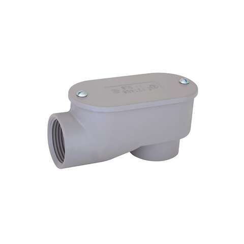 Sigma Engineered Solutions ProConnex 1-1/2 in. D Die-Cast Aluminum Service Entrance Elbow For Rigid/