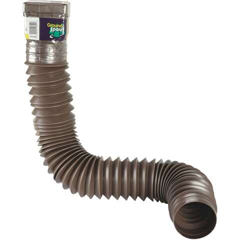Spectra Metal 55 in. H X 3 in. W X 4 in. L Brown Plastic Downspout Extension, Pack of 15