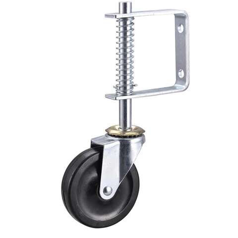 Shepherd Hardware 4 in. D Swivel Hard Rubber Gate Caster 125 lb 1 pk