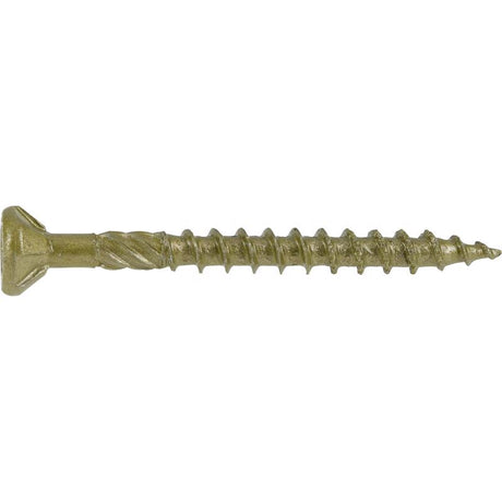 HILLMAN Power Pro No. 8 in. X 1-3/4 in. L Bronze Star Flat Head Premium Deck Screws 5 lb 803 pk