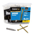HILLMAN Power Pro No. 10 in. X 3-1/2 in. L Bronze Star Flat Head Premium Deck Screws 5 lb 280 pk