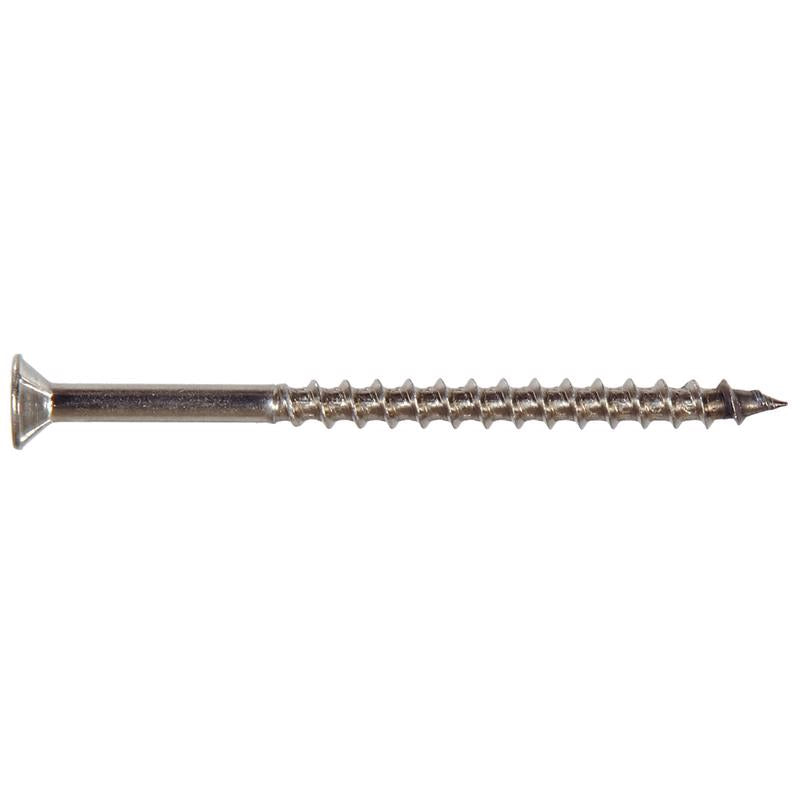 Hillman No. 8 X 2 in. L Square Stainless Steel Flat Head Deck Screws 25 pk