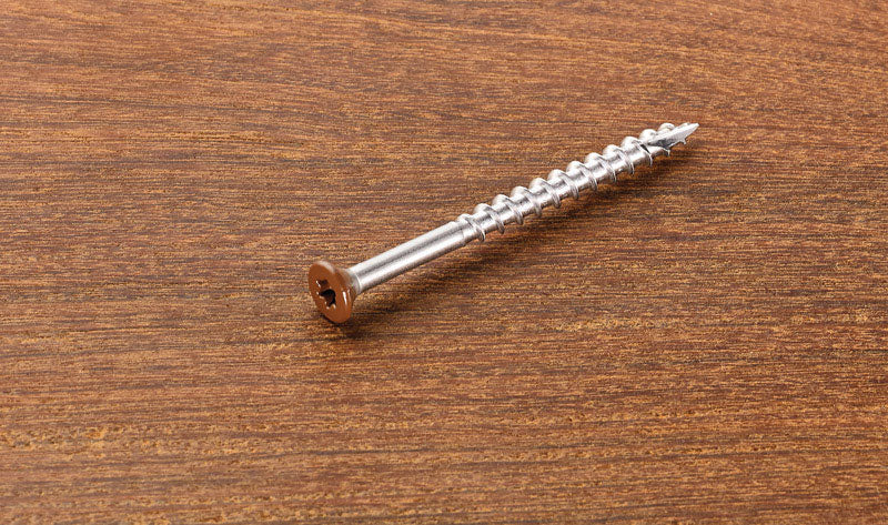 Starborn Headcote No. 10 X 2-1/2 in. L Brown Star Flat Head Deck Screws 350 pk
