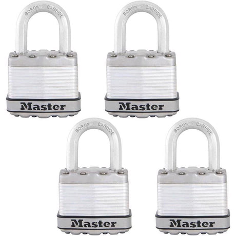 Master Lock Magnum 1-3/4 in. W Stainless Steel Ball Bearing Locking Weather-Resistant Padlock