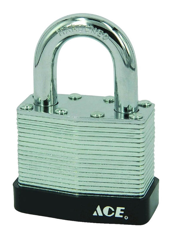Ace 1-3/8 in. H X 1-3/4 in. W X 1-5/8 in. L Steel Double Locking Padlock