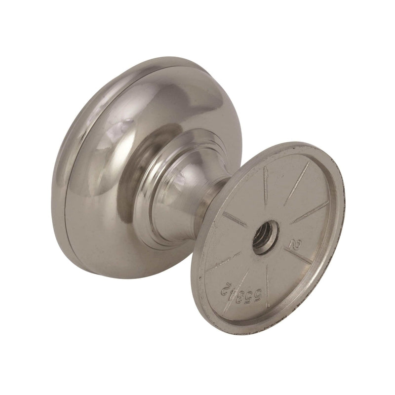 Amerock Revitalize Round Cabinet Knob 1-1/4 in. D 1-1/4 in. Polished Nickel 1 pk