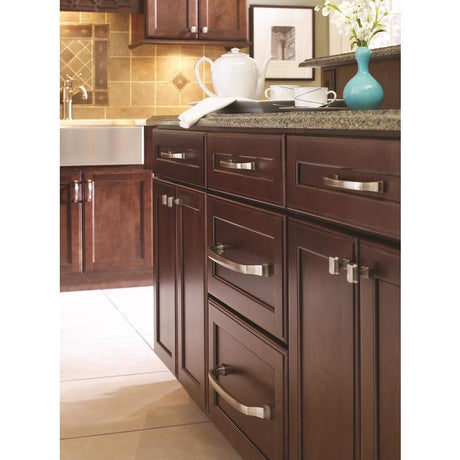 Amerock Grace Revitalize Collection Pull Satin Nickel 1 pk