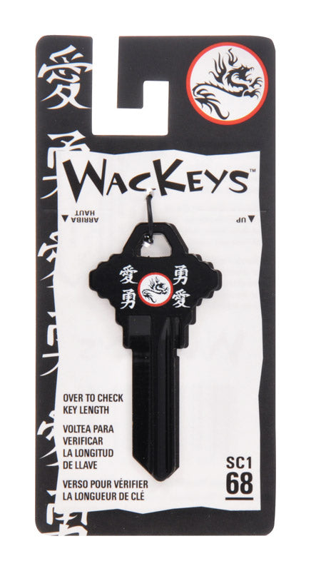 HILLMAN Wackey Dragon House/Office Universal Key Blank SC1 Single, Pack of 6