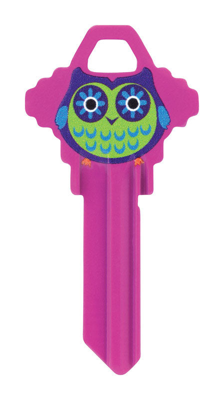 HILLMAN Wackey Owl House/Office Universal Key Blank SC1 Single, Pack of 6