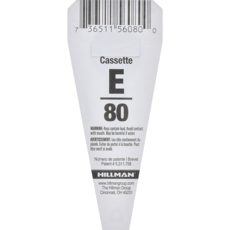 HILLMAN Traditional Key House/Office Key Blank 80 IN8, SL1, RO1 Single For Chicago locks, Pack of 10