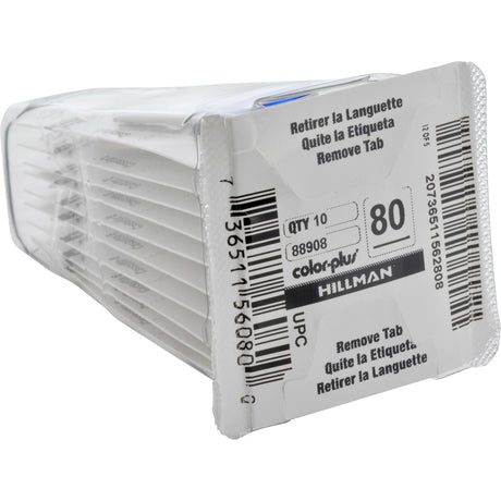 HILLMAN Traditional Key House/Office Key Blank 80 IN8, SL1, RO1 Single For Chicago locks, Pack of 10