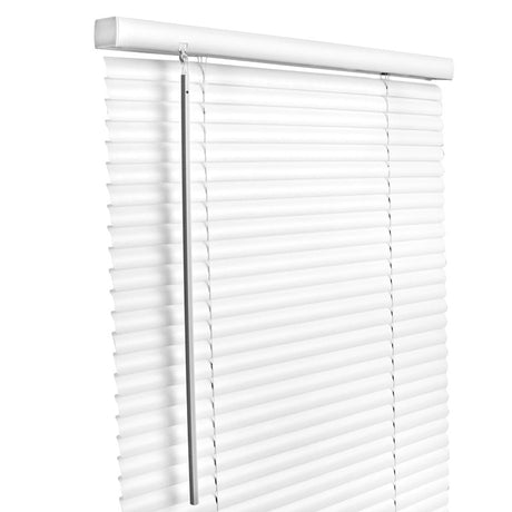 Living Accents Vinyl 1 in. Blinds 31 in. W X 72 in. H White Cordless