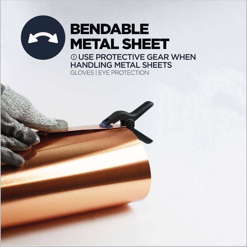 M-D Building Products 0.019 in. X 12 in. W X 24 in. L Mill Aluminum Plain Sheet Metal, Pack of 6