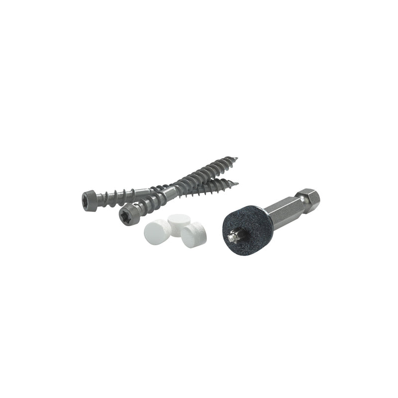 FastenMaster Cortex No. 9 X 2-3/4 in. L Star Trim Head Self Tapping Trim Screws with Plugs, Pack of 10