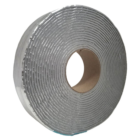 Frost King 2 in. W X 30 ft. L X 1/8 in. 2.0 Reflective Fiberglass Pipe Insulation Wrap Roll 5 sq ft, Pack of 12