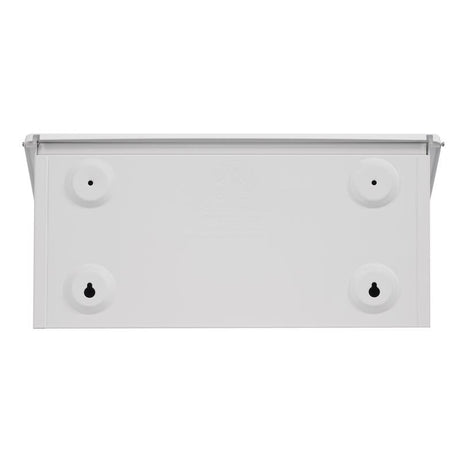 Architectural Mailboxes Wayland Contemporary Galvanized Steel Wall Mount White Mailbox