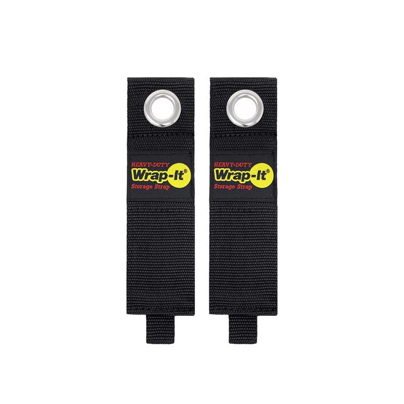 Wrap-It Heavy-Duty 2 in. W X 13 in. L Black Storage Straps 50 lb 2 pk