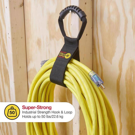 Wrap-It Easy Carry 2.5 in. W X 28 in. L Black Storage Straps 50 lb 1 pk