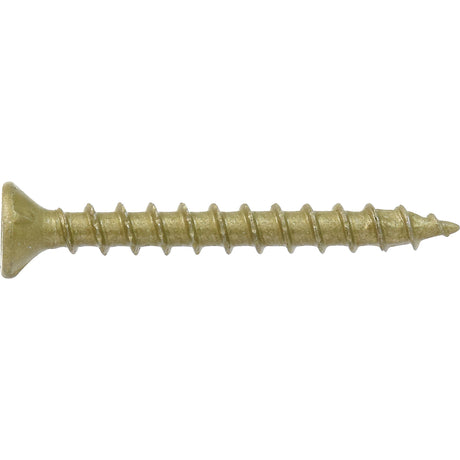 HILLMAN Power Pro No. 6 Ga. X 1-1/4 in. L Star Flat Head Coarse Multi-Material Screws, Pack of 5