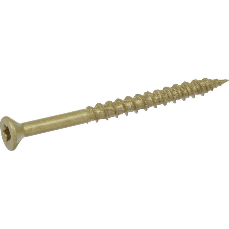 HILLMAN Power Pro No. 10 Ga. X 2-1/2 in. L Star Flat Head Coarse Multi-Material Screws