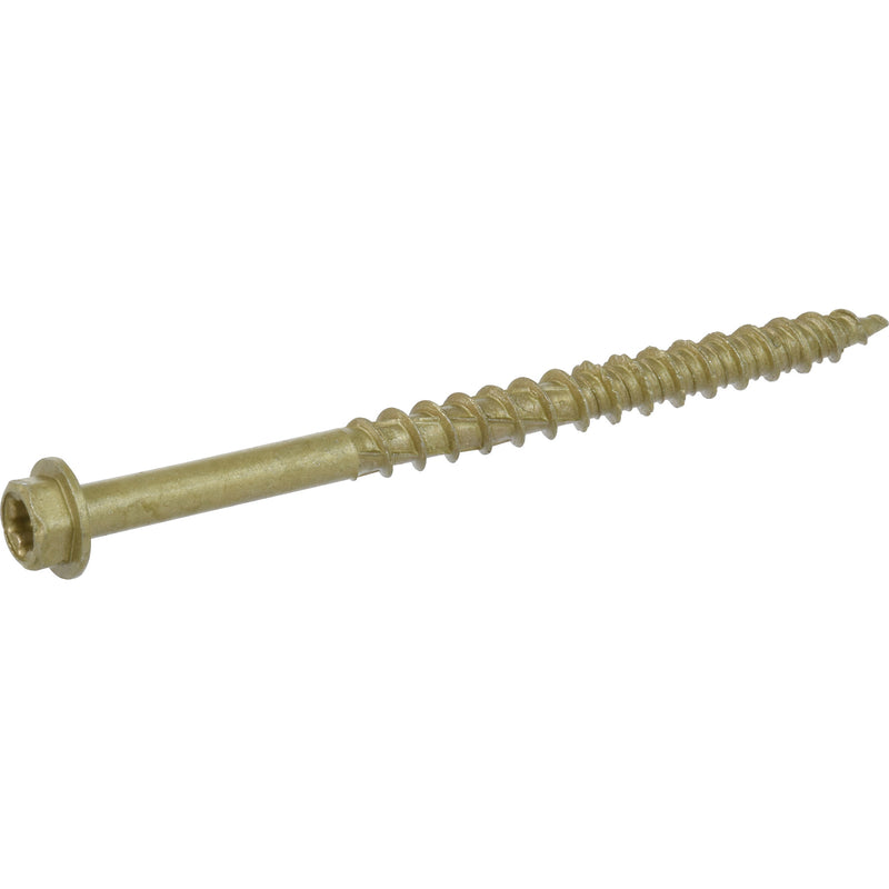 HILLMAN Power Pro No. 10 Ga. X 2-3/4 in. L Star Hex Washer Head Coarse Multi-Material Screws