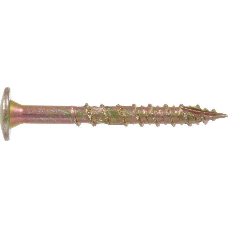 HILLMAN Power Pro No. 8 Ga. X 1-1/2 in. L Star Wafer Head Coarse Multi-Material Screws