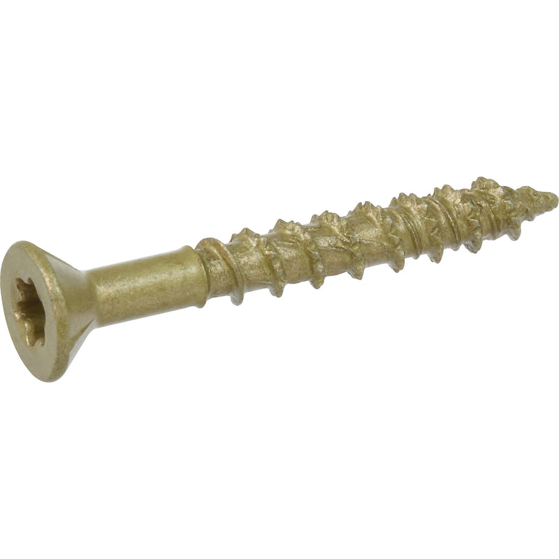 HILLMAN Power Pro No. 10 Ga. X 1-1/2 in. L Star Flat Head Coarse Multi-Material Screws