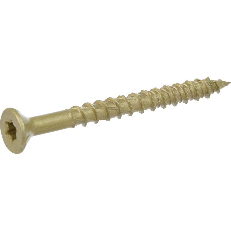 HILLMAN Power Pro 1/4 in. Ga. X 2-3/4 in. L Star Flat Head Coarse Multi-Material Screws