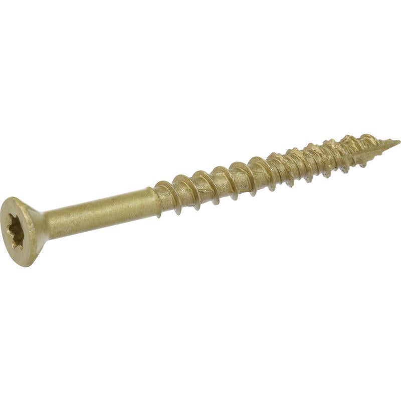HILLMAN Power Pro No. 10 Ga. X 2-1/4 in. L Star Flat Head Coarse Multi-Material Screws