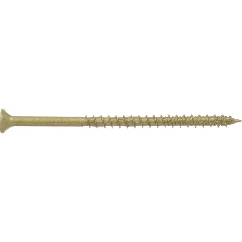 HILLMAN Power Pro No. 10 Ga. X 3-1/2 in. L Star Flat Head Coarse Multi-Material Screws