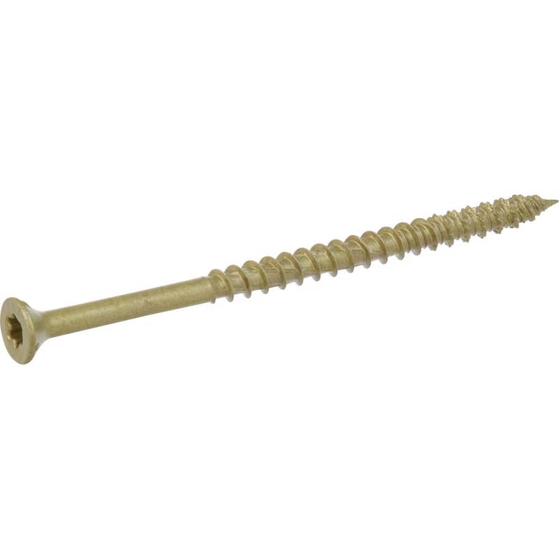 HILLMAN Power Pro No. 10 Ga. X 3-1/2 in. L Star Flat Head Coarse Multi-Material Screws