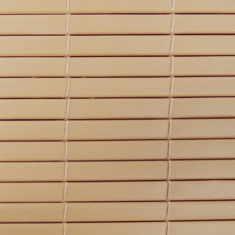 Radiance Vinyl Rollup Shade 36 in. W X 72 in. H Bamboo Cordless