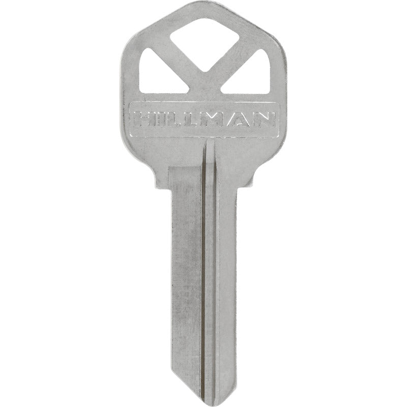 HILLMAN Kwikset House/Office Universal Key Blank KW1 Double, Pack of 10