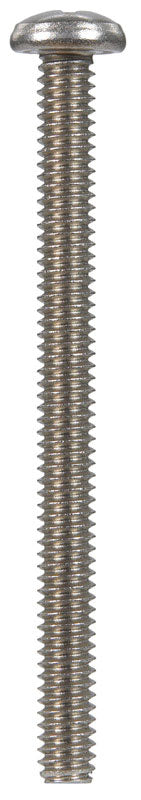 HILLMAN No. 1/4-20 in. X 3 in. L Phillips Flat Head Stainless Steel Machine Screws 50 pk