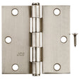 Ace 3-1/2 in. L Satin Nickel Residential Door Hinge 1 pk