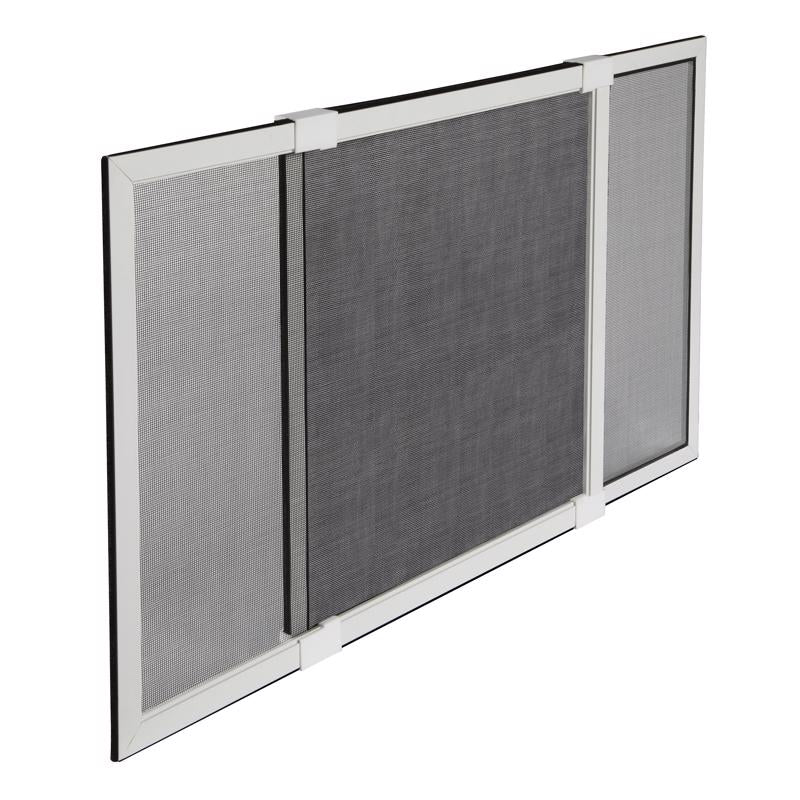 M-D Building Products White Aluminum Adjustable Screen 15 in. W X 37 in. L 1 pk, Pack of 8
