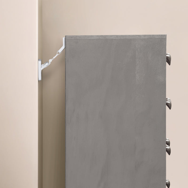 Dreambaby White Plastic Furniture Anchors 2 pk