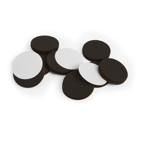 Slipstick GorillaPads Rubber Self Adhesive Gripper Pad Black Round 2 in. W X 2 in. L 8 pk