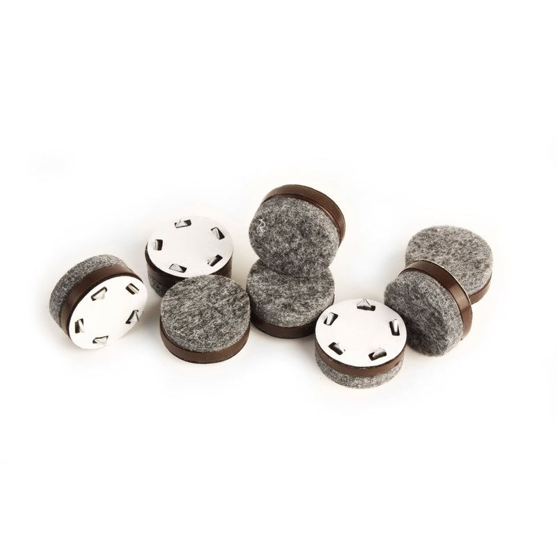 Slipstick GorillaFelt Brown/Gray 1 in. Tap-On Felt Chair Glide 8 pk