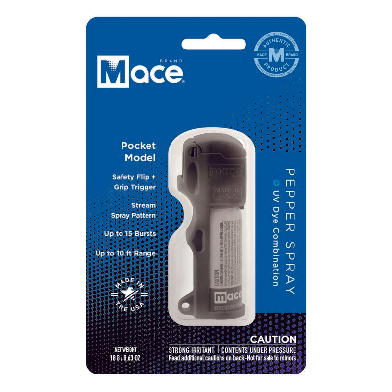 Mace Sport Black Aluminum/Plastic Pepper Spray, Pack of 6
