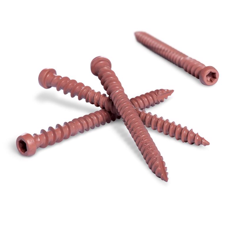 HILLMAN Deck Plus No. 10 Ga. X 3 in. L Red Star Flat Head Composite Deck Screws 5 lb 270 pk
