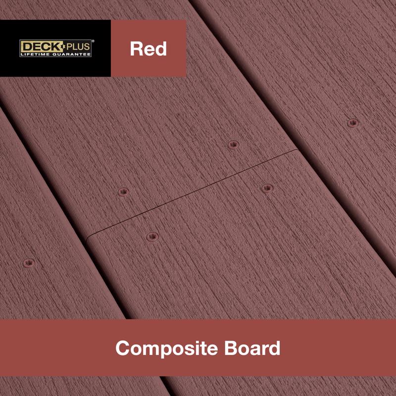 HILLMAN Deck Plus No. 10 Ga. X 2-1/2 in. L Red Star Flat Head Composite Deck Screws 1 lb 75 pk