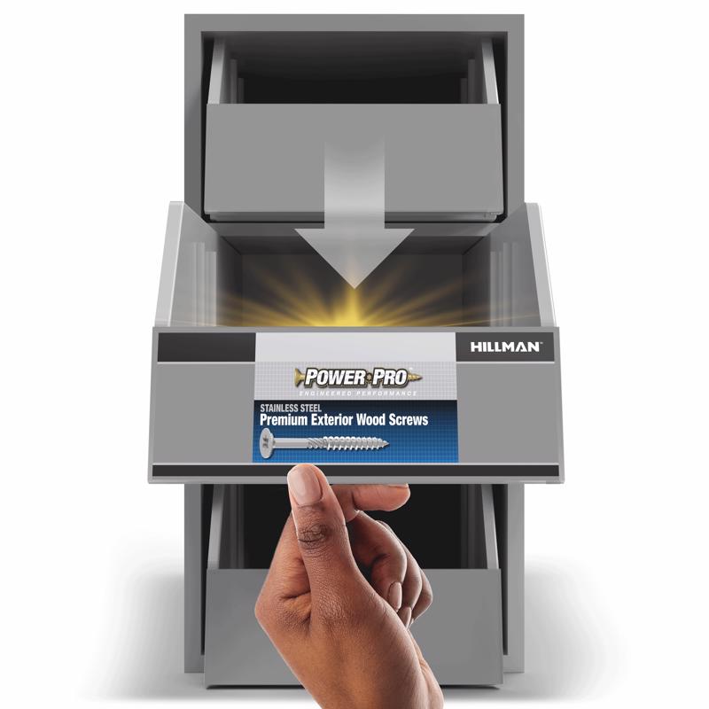 HILLMAN Power Pro 5/16 in. X 8 in. L Star Steel Lag Screw 1 pk, Pack of 25