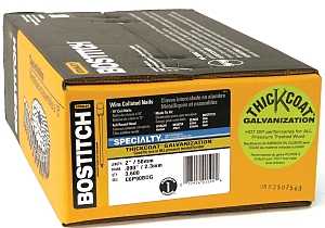 Bostitch C6P90BDG Siding Nail, 2 in L, Steel, Thickcoat, Smooth Shank