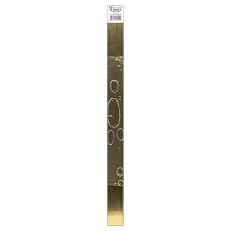 K&S 0.032 in. X 1 in. W X 12 in. L Mill Brass Metal Strip