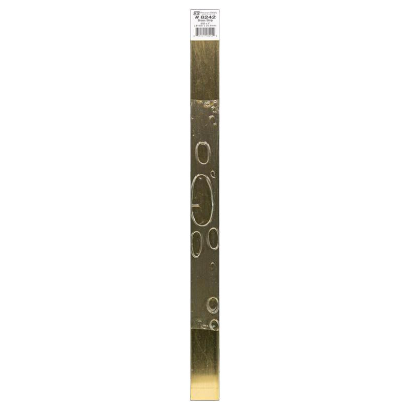 K&S 0.032 in. X 1 in. W X 12 in. L Mill Brass Metal Strip