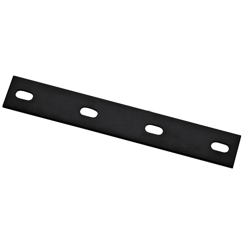 Hampton 1/8 in. H X 1-1/2 in. W X 10 in. L Black Steel Mending Plate, Pack of 10